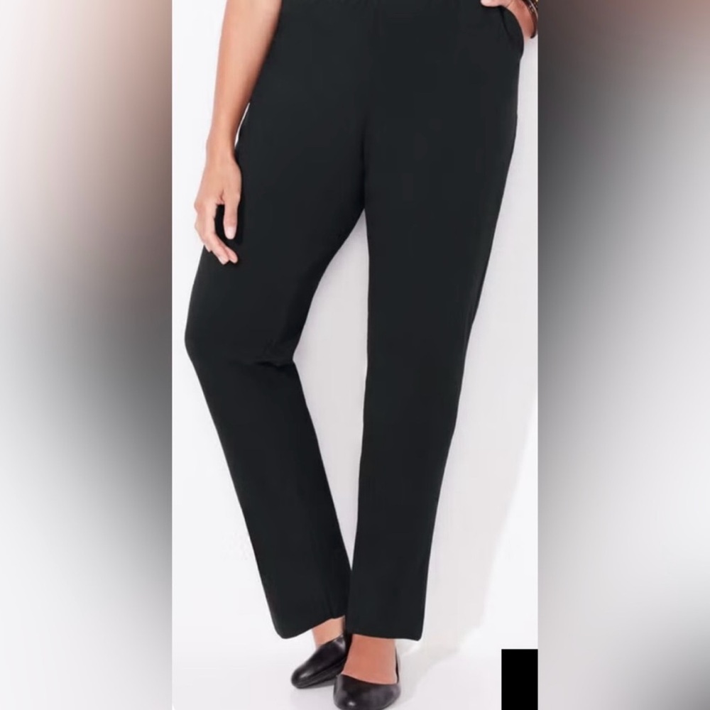 Catherine’s Suprema collection Women's Black Pants 1X